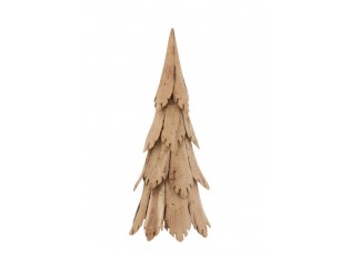 Přírodní vánoční dřevěný stromek z kousků dřeva Tree Wood – 23*23*58 cm