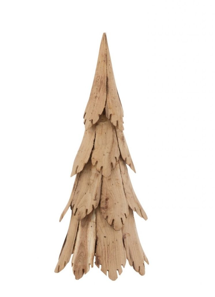 Přírodní vánoční dřevěný stromek z kousků dřeva Tree Wood – 23*23*58 cm