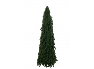 Umělý vánoční stromek s tmavě zelenými jehličkami velký – 28*28*95 cm