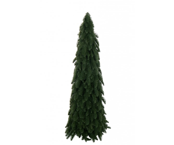 Umělý vánoční stromek s tmavě zelenými jehličkami velký – 28*28*95 cm J-Line by Jolipa