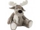 Veliký šedý plyšový los se šálou Cuddly Toy Elk – 36*31*40 cm J-Line by Jolipa
