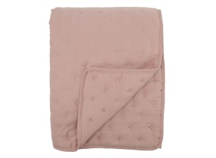 Měkká růžová prošívaná deka / přehoz Aix Soft – 180*130 cm