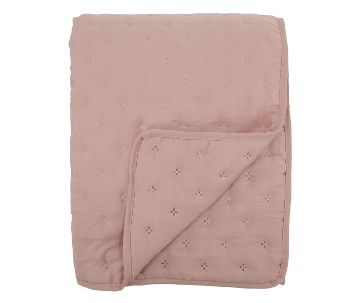 Měkká růžová prošívaná deka / přehoz Aix Soft – 180*130 cm Chic Antique