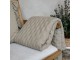 Měkká taupe prošívaná deka / přehoz Aix Soft – 180*130 cmm Chic Antique