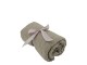 Měkká taupe prošívaná deka / přehoz Aix Soft – 180*130 cmm Chic Antique