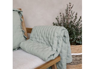 Měkká jemně opálová prošívaná deka / přehoz Aix Soft – 180*130 cm
