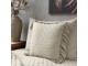 Béžový povlak na polštář s volánovým okrajem Aix Soft – 50*50 cm Chic Antique