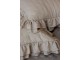 Béžový povlak na polštář s volánovým okrajem Aix Soft – 50*50 cm Chic Antique