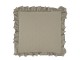 Taupe povlak na polštář s volánkovým okrajem Aix Soft – 50*50 cm Chic Antique