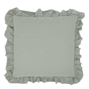 Jemně opálový povlak na polštář s volánkovým okrajem Aix Soft – 50*50 cm