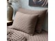 Měkký hnědý povlak na polštář Aix Soft – 70*50 cm Chic Antique