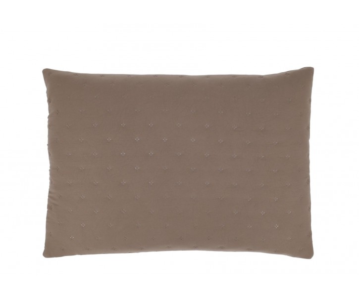Měkký hnědý povlak na polštář Aix Soft – 70*50 cm Chic Antique