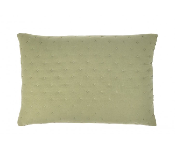 Měkký zelený povlak na polštář Aix Soft – 70*50 cm Chic Antique
