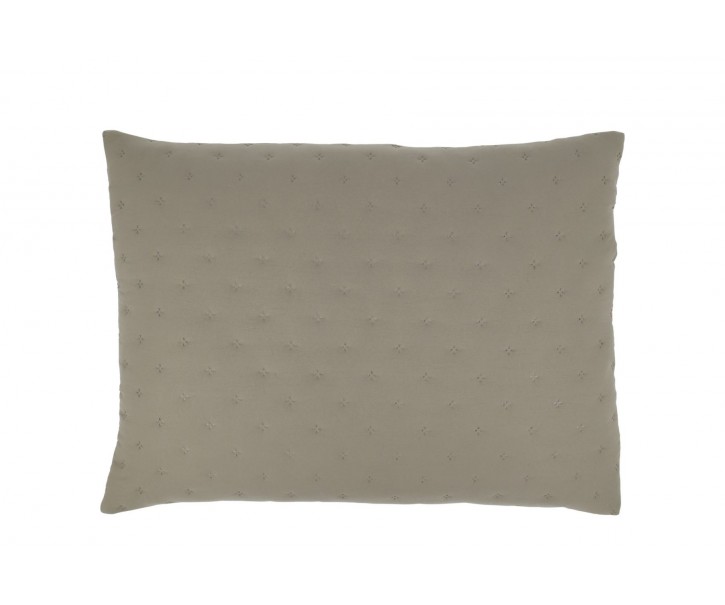 Měkký taupe povlak na polštář Aix Soft – 70*50 cm Chic Antique