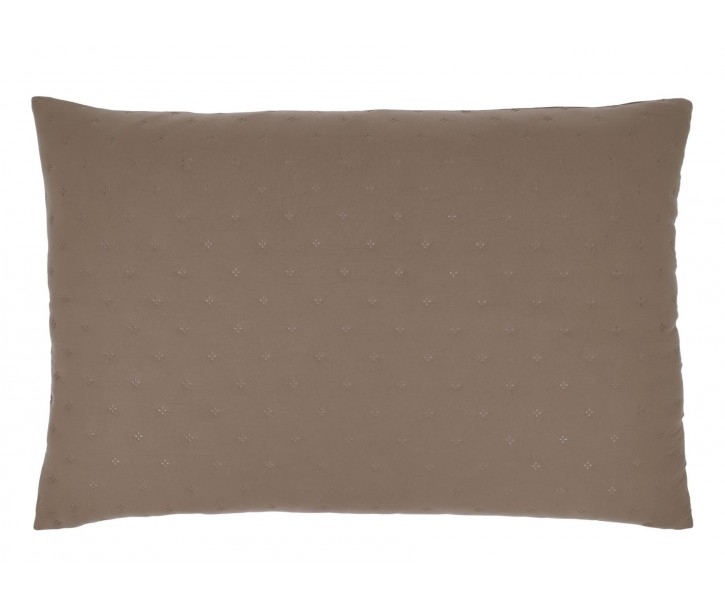 Měkký hnědý povlak na polštář Aix Soft – 90*60 cm Chic Antique