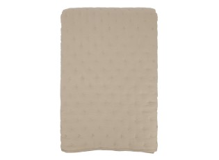 Měkký béžový prošívaný přehoz Aix Soft na dvoulůžko – 260*240 cm