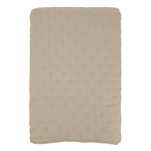 Měkký béžový prošívaný přehoz Aix Soft na dvoulůžko – 260*240 cm