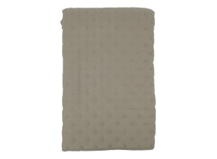 Měkký taupe prošívaný přehoz Aix Soft na dvoulůžko – 260*240 cm