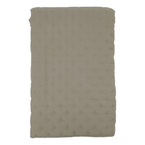 Měkký taupe prošívaný přehoz Aix Soft na dvoulůžko – 260*240 cm