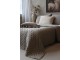 Měkký taupe prošívaný přehoz Aix Soft na dvoulůžko – 260*240 cm Chic Antique