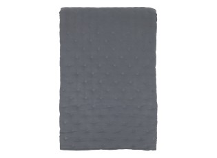 Měkký šedý prošívaný přehoz Aix Soft na dvoulůžko – 260*240 cm