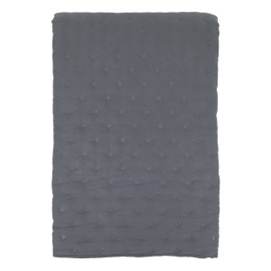 Měkký šedý prošívaný přehoz Aix Soft na dvoulůžko – 260*240 cm