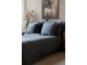 Měkký šedý prošívaný přehoz Aix Soft na dvoulůžko – 260*240 cm Chic Antique