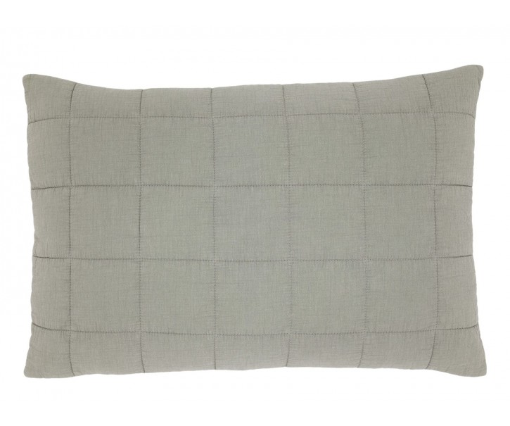 Povlak na polštář Aix Vintage z oprané bavlny jemně opálové barvy – 60*40 cm Chic Antique
