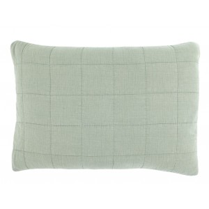 Zelený povlak na polštář s opraným vzhledem Aix Vintage verte – 60*40 cm
