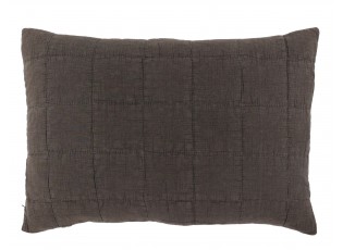 Povlak na polštář s opraným vzhledem Aix Vintage Mocca – 60*40 cm