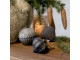 Mocca antik vánoční skleněná baňka – 7*7*7 cm Chic Antique