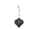 Mocca antik vánoční skleněná baňka – 7*7*7 cm Chic Antique
