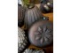 Mocca antik vánoční skleněná baňka s hvězdou – 10*6*10 cm Chic Antique