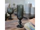 Kouřová sklenice na šampaňské s drážkami Riller – Ø 5,5*19 cm / 200ml Chic Antique