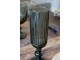 Kouřová sklenice na šampaňské s drážkami Riller – Ø 5,5*19 cm / 200ml Chic Antique