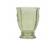 Zelená sklenice Saint-Émilion s dekorem – Ø8,5*10,5 cm Chic Antique