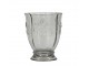 Šedá sklenice Saint-Émilion se vzorem – Ø 8,5*10,5 cm / 250ml Chic Antique