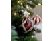 Vínová skleněná vánoční ozdoba Bauble – Ø 8 cm Chic Antique