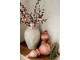Vánoční veliká červená champagne skleněná ozdoba Ornament – Ø 17*42 cm Chic Antique