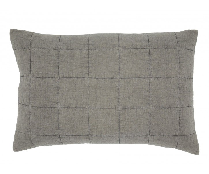 Latté povlak na polštář s opraným vzhledem Aix Vintage – 60*40 cm Chic Antique