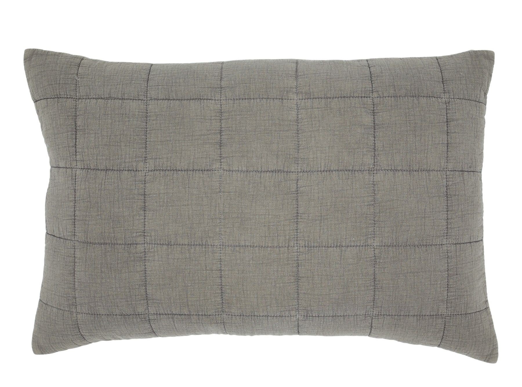 Latté povlak na polštář s opraným vzhledem Aix Vintage – 60*40 cm