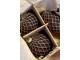 Sada 3ks vánočních skleněných ozdob Chic Antique Mocca – Ø 6*13 cm Chic Antique