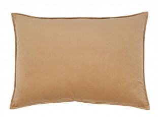 Medově zlatý sametový povlak na polštář Aix – 70*50 cm