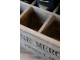Box s 10 přihrádkami na víno z borovicového dřeva Wine Merchants – 49*21*14 cm Chic Antique