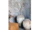 Béžový antik květináč s podstavcem Chic Antique – Ø 50*76 cm Chic Antique