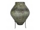 Zelený antik květináč s podstavcem Chic Antique – Ø 75*103,5 cm Chic Antique