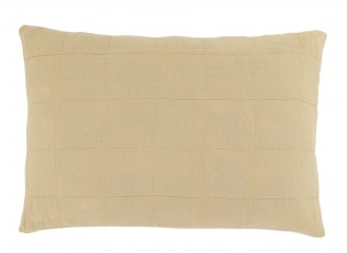 Patelově žlutý povlak na polštář s opraným vzhledem Aix Vintage – 60*40 cm