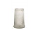 velká bílá skleněná lampa Hurricane Sugar – 17,5*17,5*28 cm J-Line by Jolipa