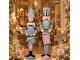 Kovová dekorace Louskáček Nutcracker s bubínkem - 37*40*129 cm Clayre & Eef