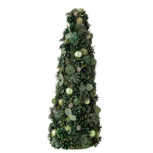 Zelený vánoční stromek se šiškami Pinecone – 26*26*70 cm